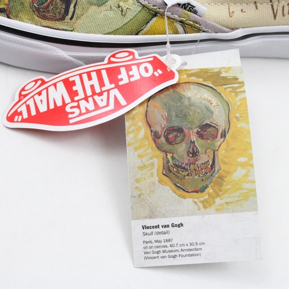 Vans Vincent Van Gogh Skull Classic Slip On - Picture 4 of 5